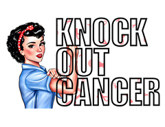 Knock Out Cancer with Rosie the Riveter Tumbler