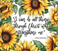 Bible Scripture Philippians 4:13 Tumbler