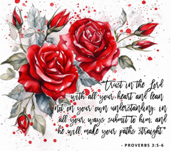 Bible Scripture Proverbs 3:5-6 Tumbler